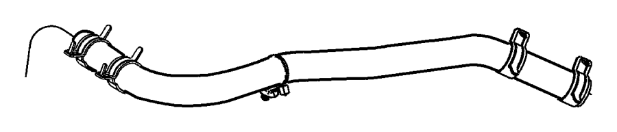 04743011ac Chrysler Hose Power Steering Reservoir With
