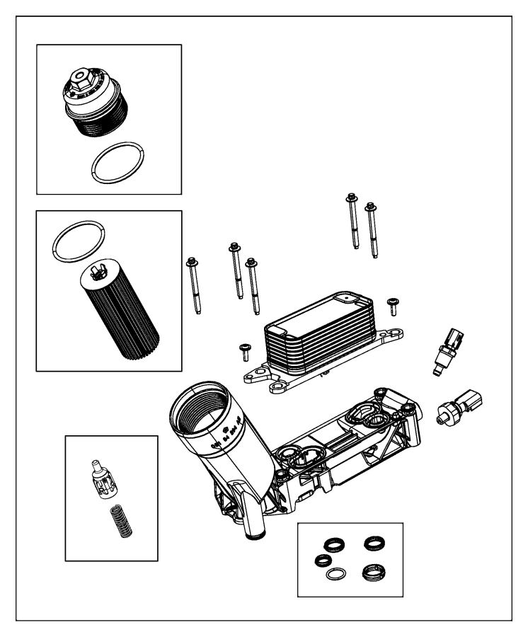 05184294ae Chrysler Adapter Engine Oil Filter Engine